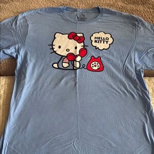 Hello Kitty Blue Long Sleeve Tee